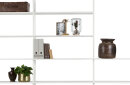 Set Of 3 - Rack Shelves Wood White [fsc]