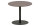 Odin Coffee Table Metal/wood Walnut Ø48
