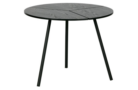 Rodi Coffee Table M Wood/metal Black 38xØ48