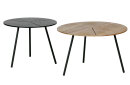 Rodi Coffee Table M Wood/metal Black 38x&Oslash;48